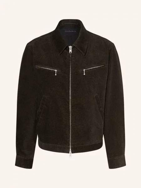 Allsaints Aksamitna Kurtka Korey braun czarna