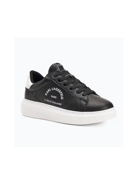 Кросівки KARL LAGERFELD Kapri Maison black leather чорні