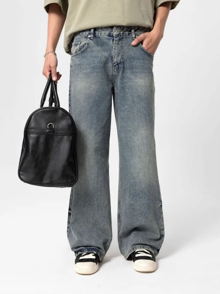 VAMOS CLO Džíny Commerce' modrá