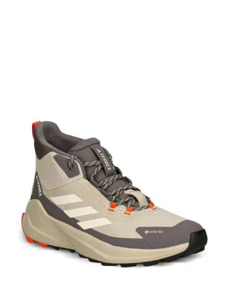 Бягане топ Adidas изрязани с принт бяло