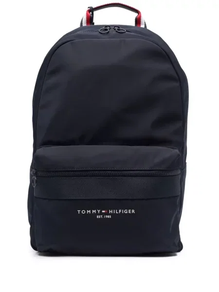 Rucsac Tommy Hilfiger cu autograf albastru
