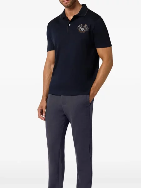 Fleece τρέξιμο παντελόνι Paul & Shark με κορδόνι μπλε