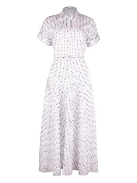 Rochie midi Adam Lippes cu buline alb