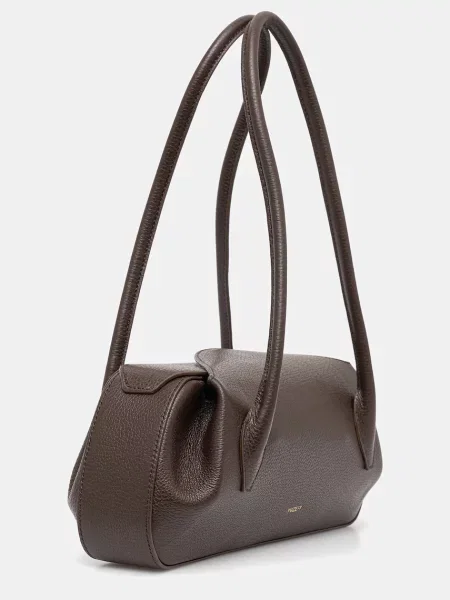 Шкіряна сумочка Yuzefi OYSTER коричневий