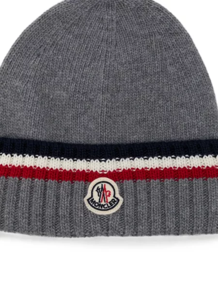 Dětské čepice Moncler Enfant šedý