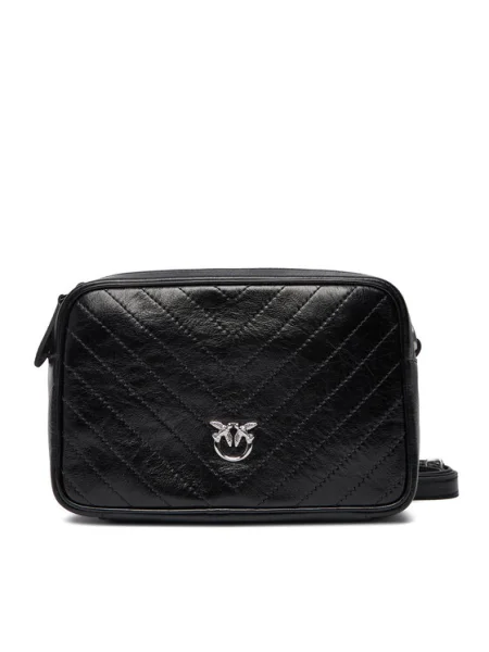 Táska PINKO Carrie Camera Bag Classic Al PLTT fekete