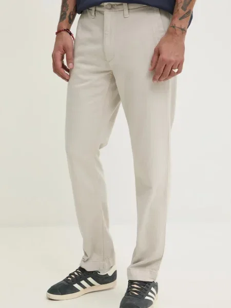 Džíny Abercrombie & Fitch béžové