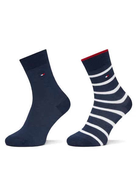 Dlhé ponožky Tommy Hilfiger Tmavomodrá