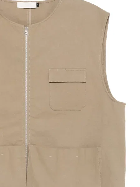 Жилетка с цип Amomento зелено