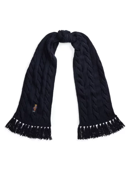 Szalik Polo Ralph Lauren niebieska