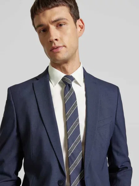 Koszula biznesowa o kroju slim fit z twillu z dodatkiem streczu Jake*s