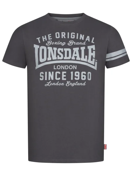 LONSDALE Tricou Winnard metalic / deschis gri