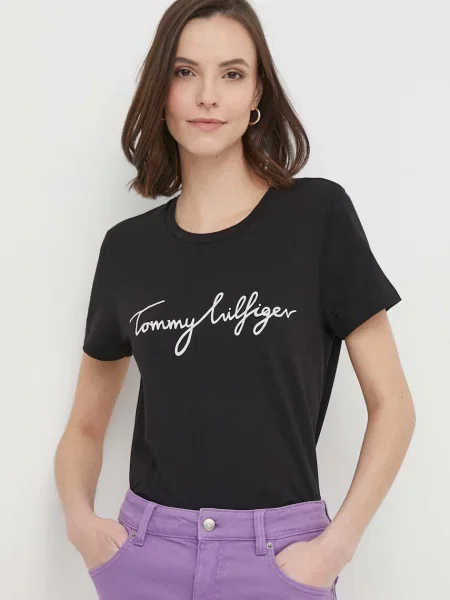 Tommy Hilfiger Tričko čierna