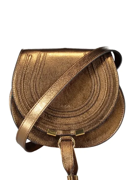 Geanta de piele Chloé Marcie din piele maro