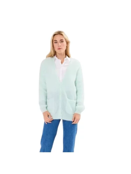 Sweter Des Petits Hauts wełniany niebieski