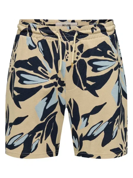 Only & Sons Шорти от плат Piero бежов