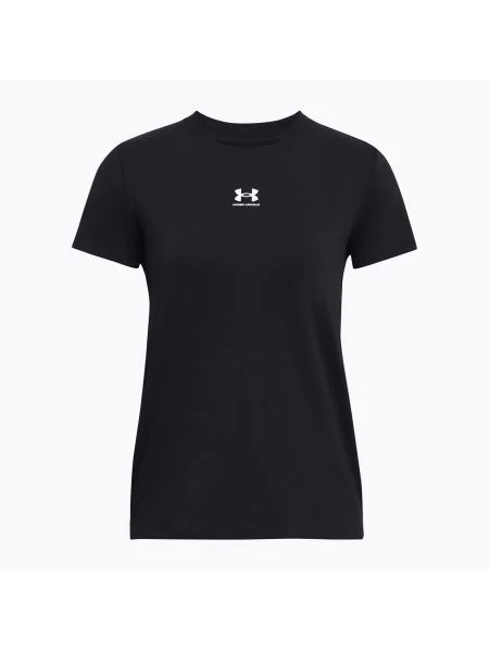Tricou pentru femei Under Armour Rival Core hidro alb-negru alb
