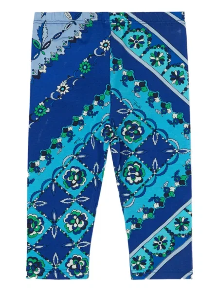 Legginsy dziecięce Pucci niebieskie