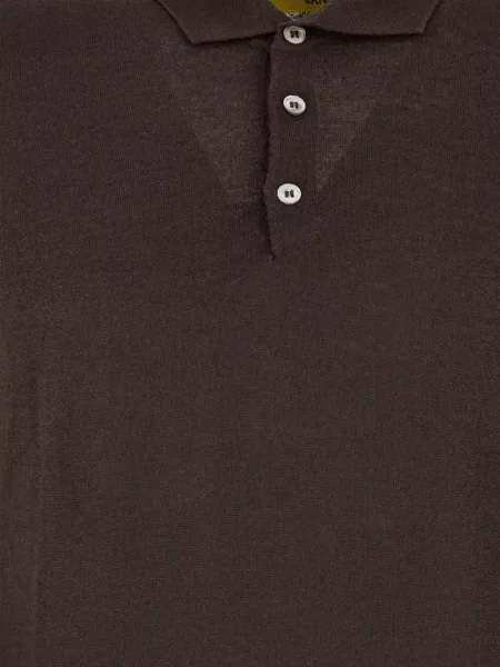 Lung tricou polo Customer Lovers maro