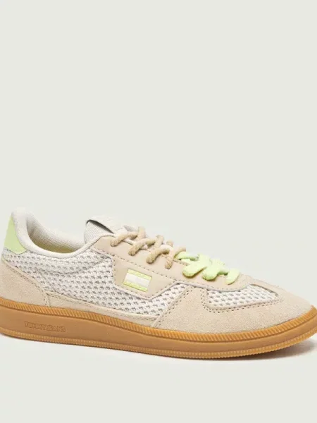 Papucs Tommy Hilfiger Dual Density Hilfiger Pool Slide bézs