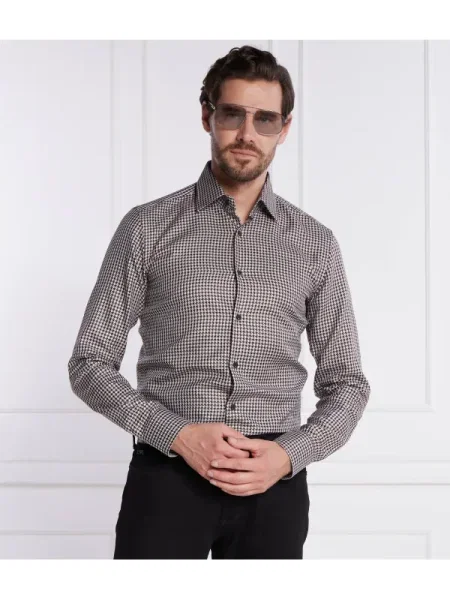 BOSS BLACK Cămașă negru