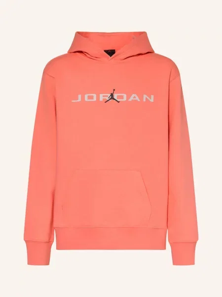 Jordan Bluza Z Kapturem pink biała