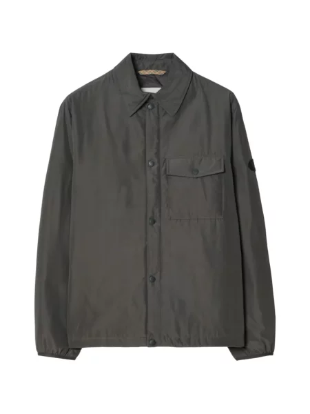 Cămașă Burberry în carouri gri