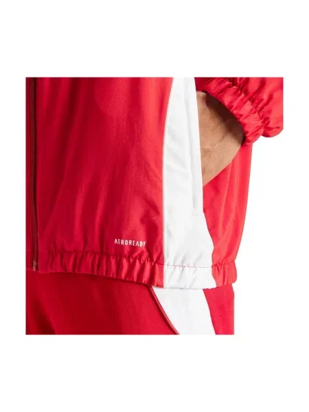 ADIDAS PERFORMANCE Sportovní bunda Tiro jasně červená bílá