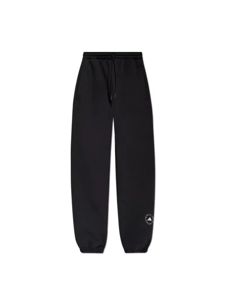 Spodnie dresowe Adidas By Stella Mccartney z logo czarne