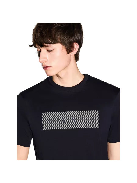 Armani Exchange Tricou albastru