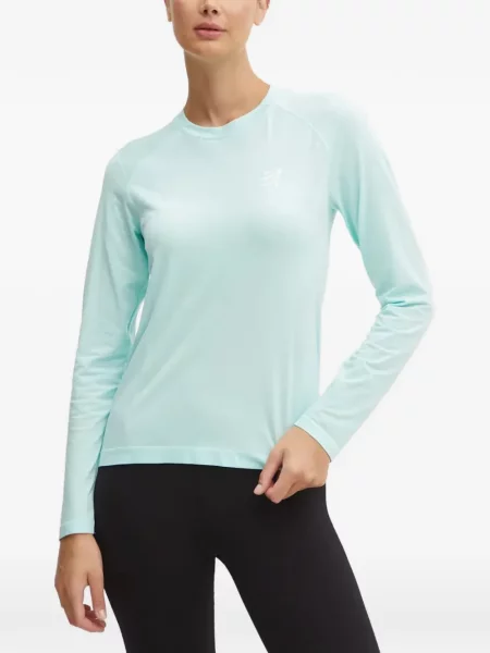 Tricou Compressport cu imagine albastru