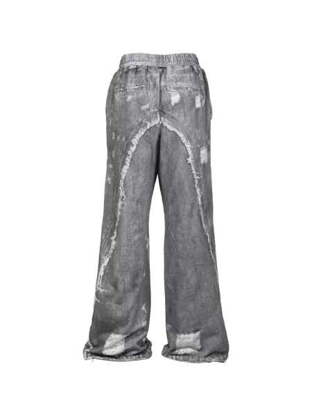 Pantaloni Vivamus cu imagine alergare gri