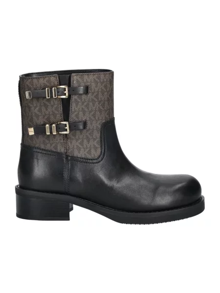 Botki Michael Kors skórzane czarne