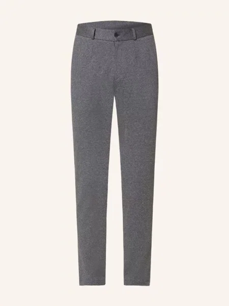 Paul Spodnie Garniturowe Tapered Fit blau niebieskie