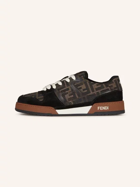 Fendi Sneakersy Match braun czarne