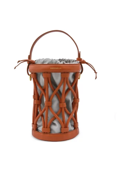 Coccinelle Torebki Kobieta Pomarańczowy ONE SIZE Koi Bucket Bag brązowy