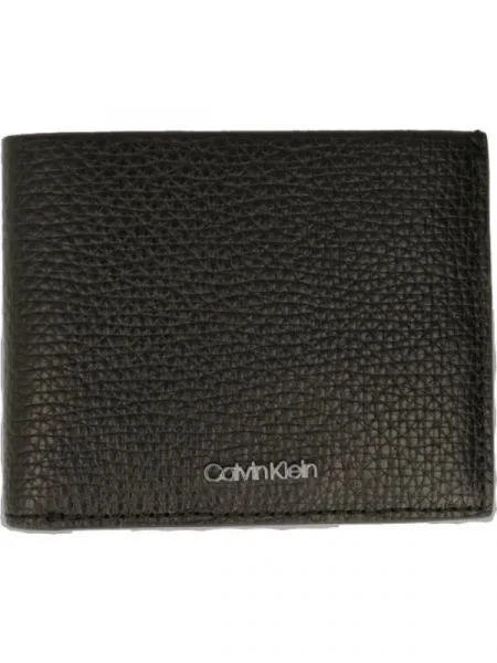 Calvin Klein Bőr pénztárca fekete
