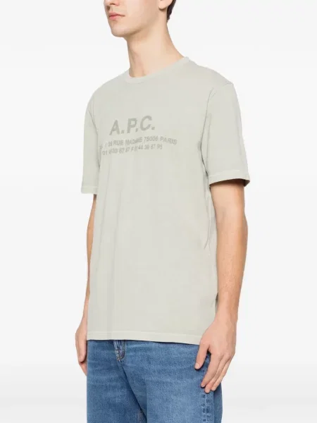 Tricou A.p.c. cu imagine gri