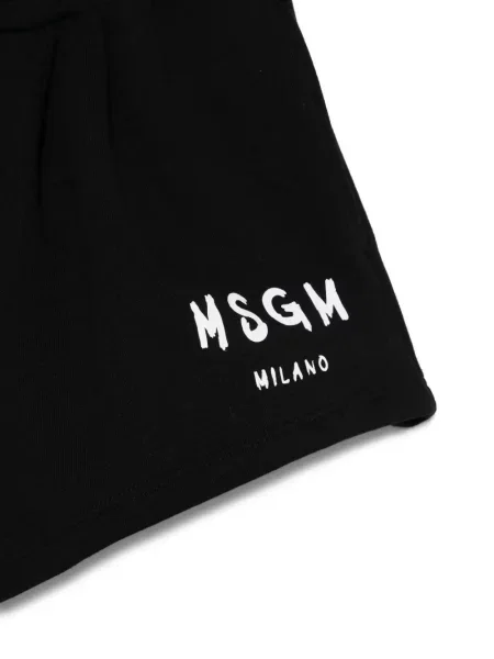 Szorty dziecięce Msgm czarne