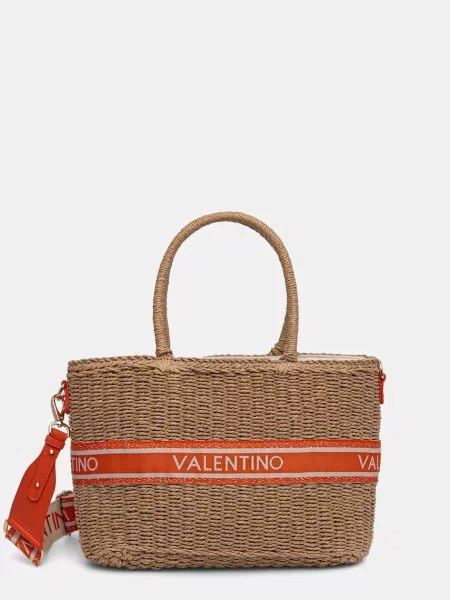 Valentino Bags torba plażowa BOHO beżowa