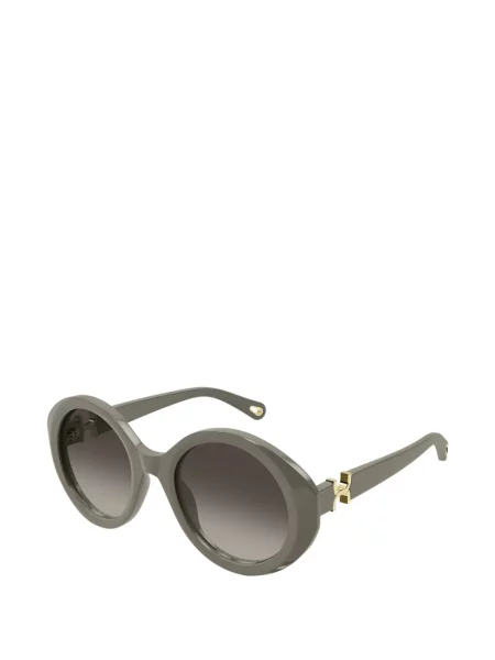 Ochelari de soare rotunzi Chloé Eyewear gri
