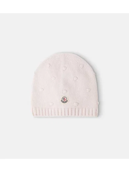 Gyerek sapka Moncler Enfant rózsaszín