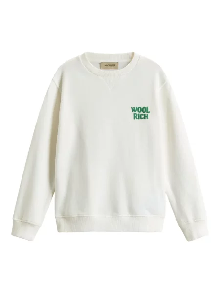 Bluza dziecięca Woolrich biała