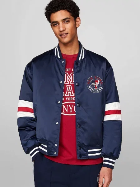 Джинсова куртка Tommy Jeans синя