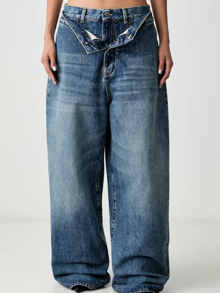 The Attico blugi relaxed fit pentru femei
