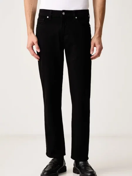 Guess blugi slim fit pentru bărbați ANGELS negru