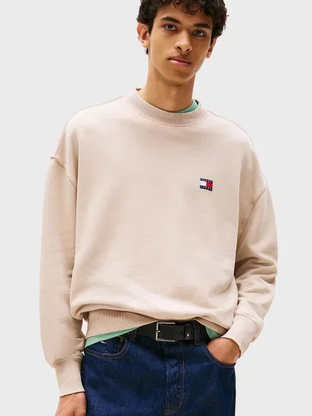 Світшот Tommy Jeans бежевий