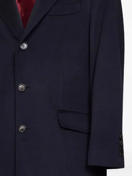 Palton Brunello Cucinelli cu rever albastru
