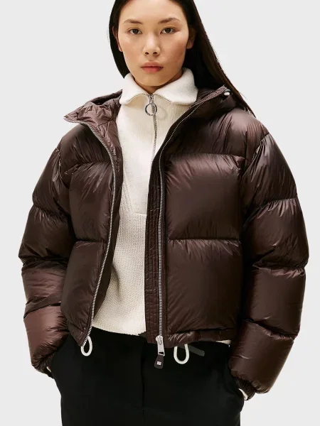 Пуховик Tommy Hilfiger коричневий