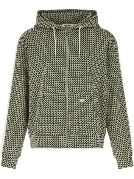 Hanorac cu glugă Wales Bonner verde